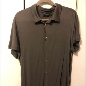Giorgio Armani casual short sleeve button up shirt